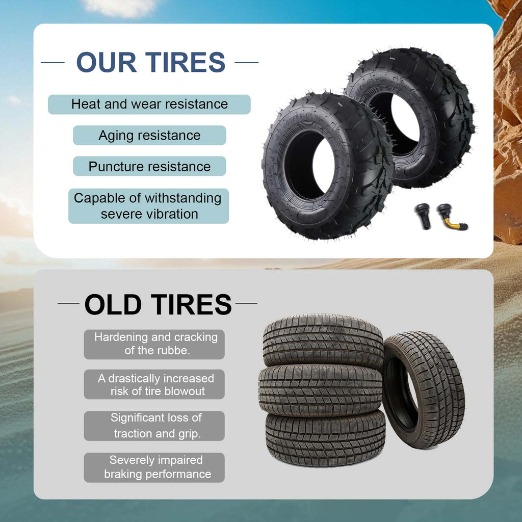 145/70-6 Tires Tubeless