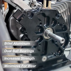 Dual Bearing Billet Crankcase Side cover Hemi