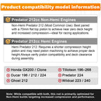 Billet Aluminum Connecting Rod (3.348") For Predator 212cc Hemi & Non-Hemi