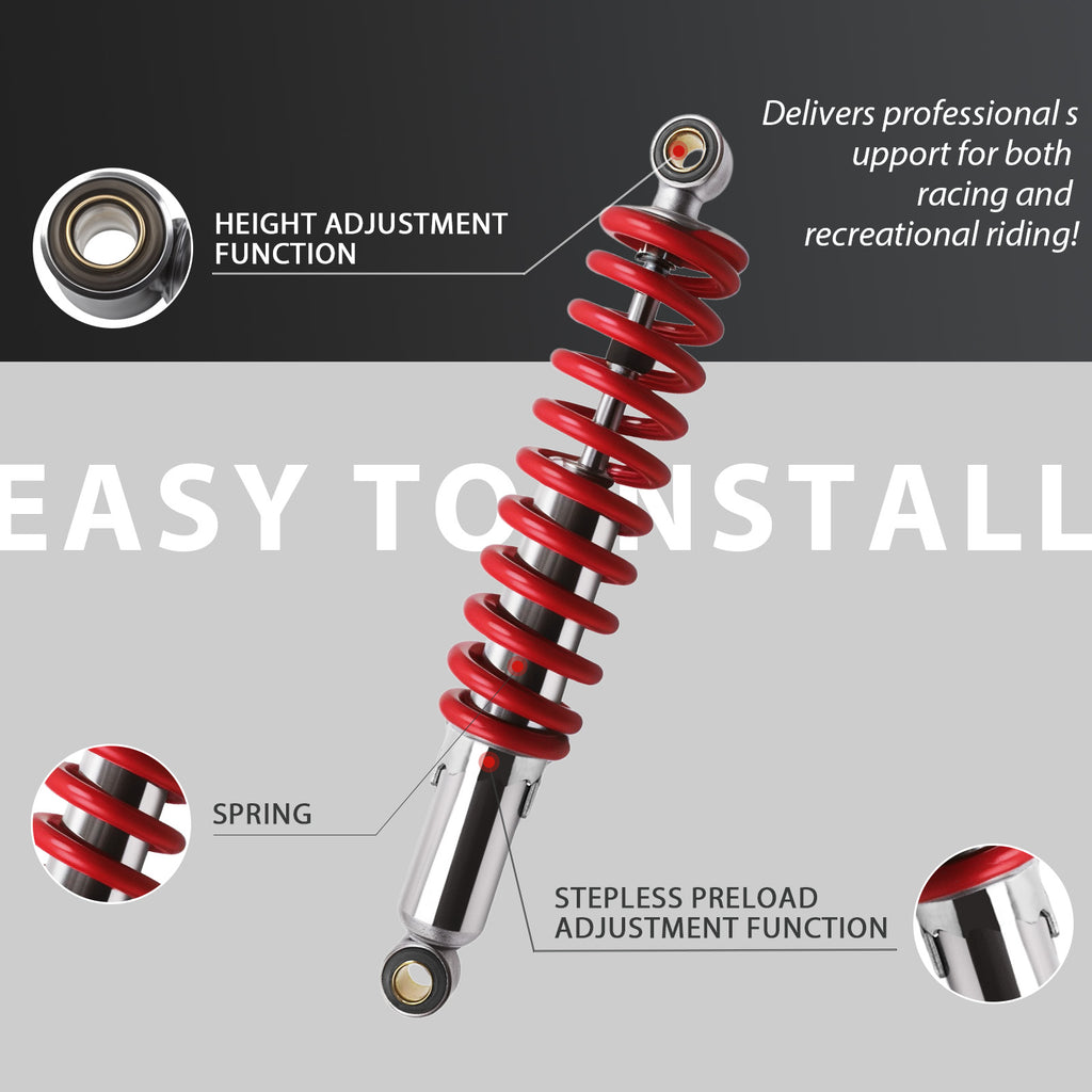 12" Adjustable Shock 10mm ID /12mm ID for Go Kart Minibike