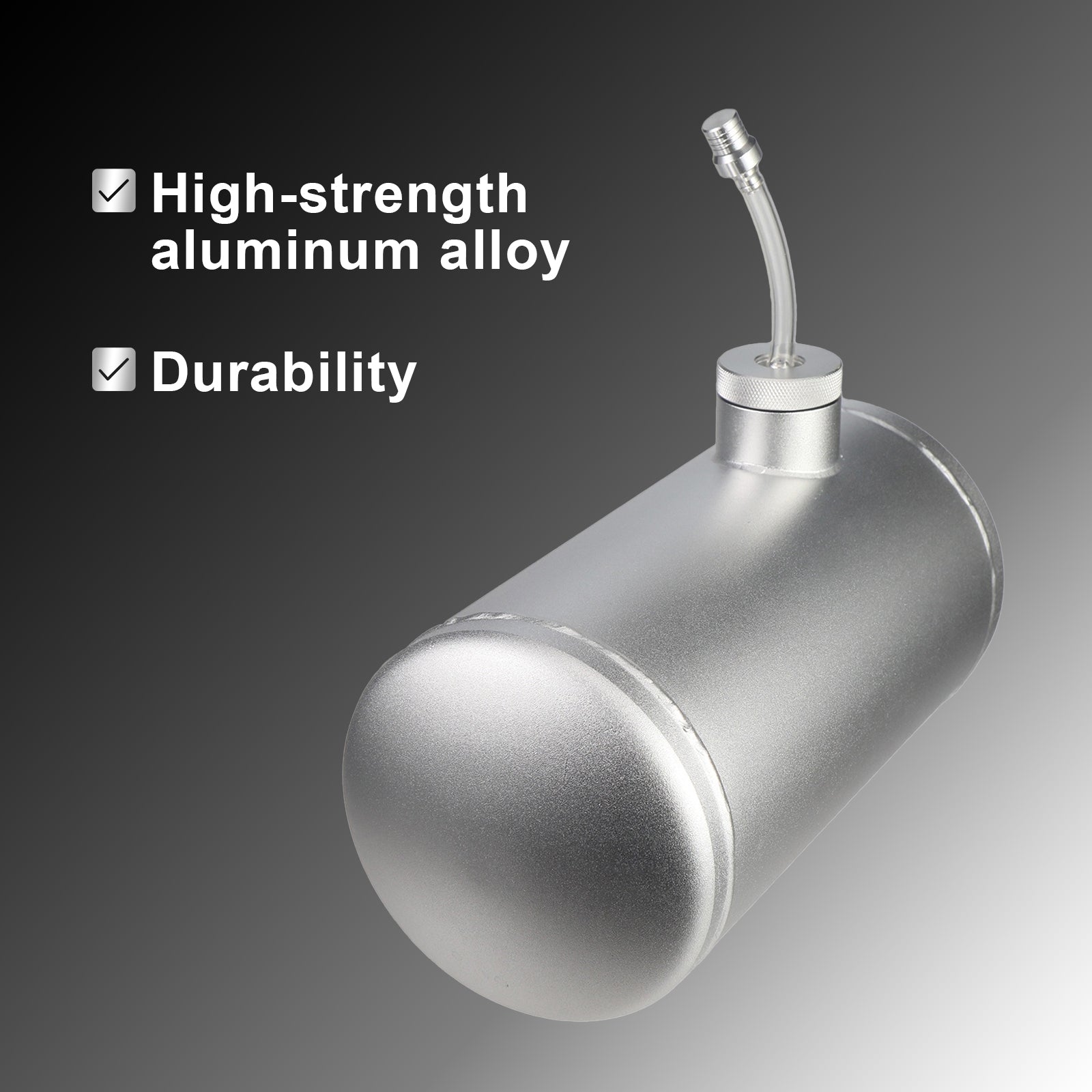 10" x 4.5" Aluminum Fuel Tank for 196cc/212cc Mini Bikes & Go Karts
