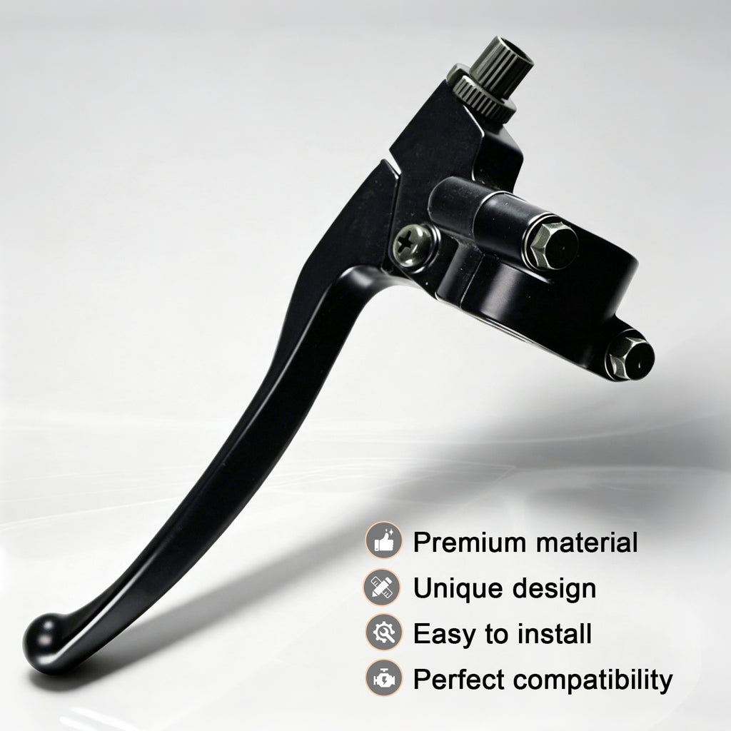 22mm 7/8" Left Brake Handle Clutch Lever Perch for Minibike Pit Dirt Bike