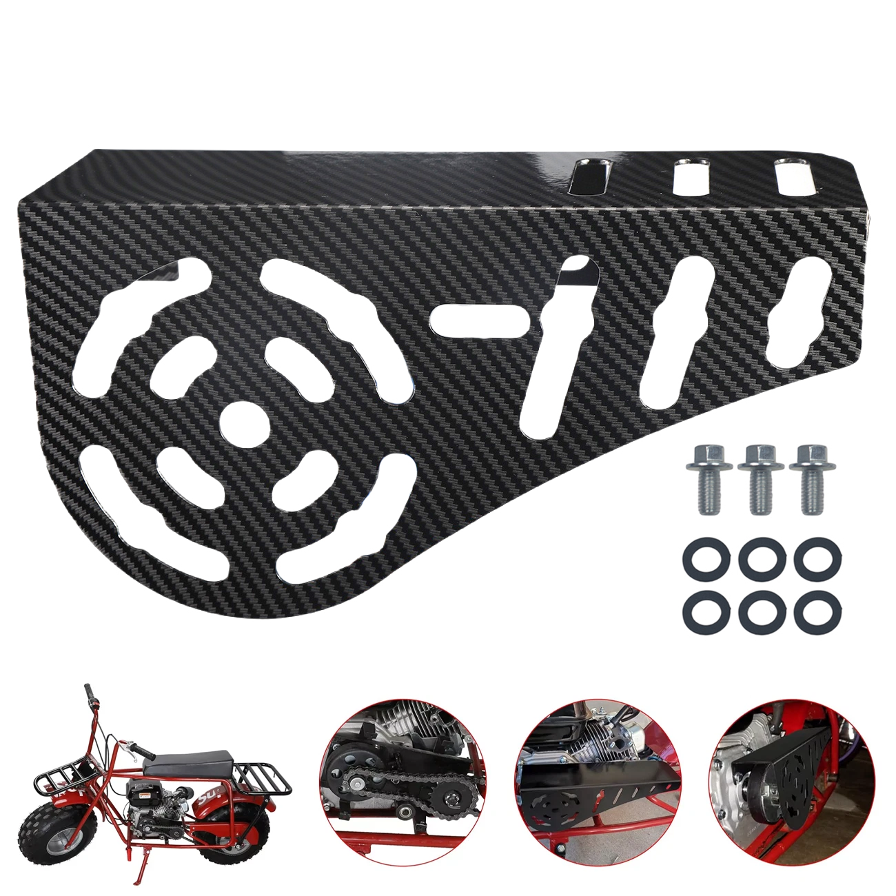 Chain Guard Clutch Cover For Predator 212cc 196cc Honda GX160 GX200 5.5hp 6.5hp
