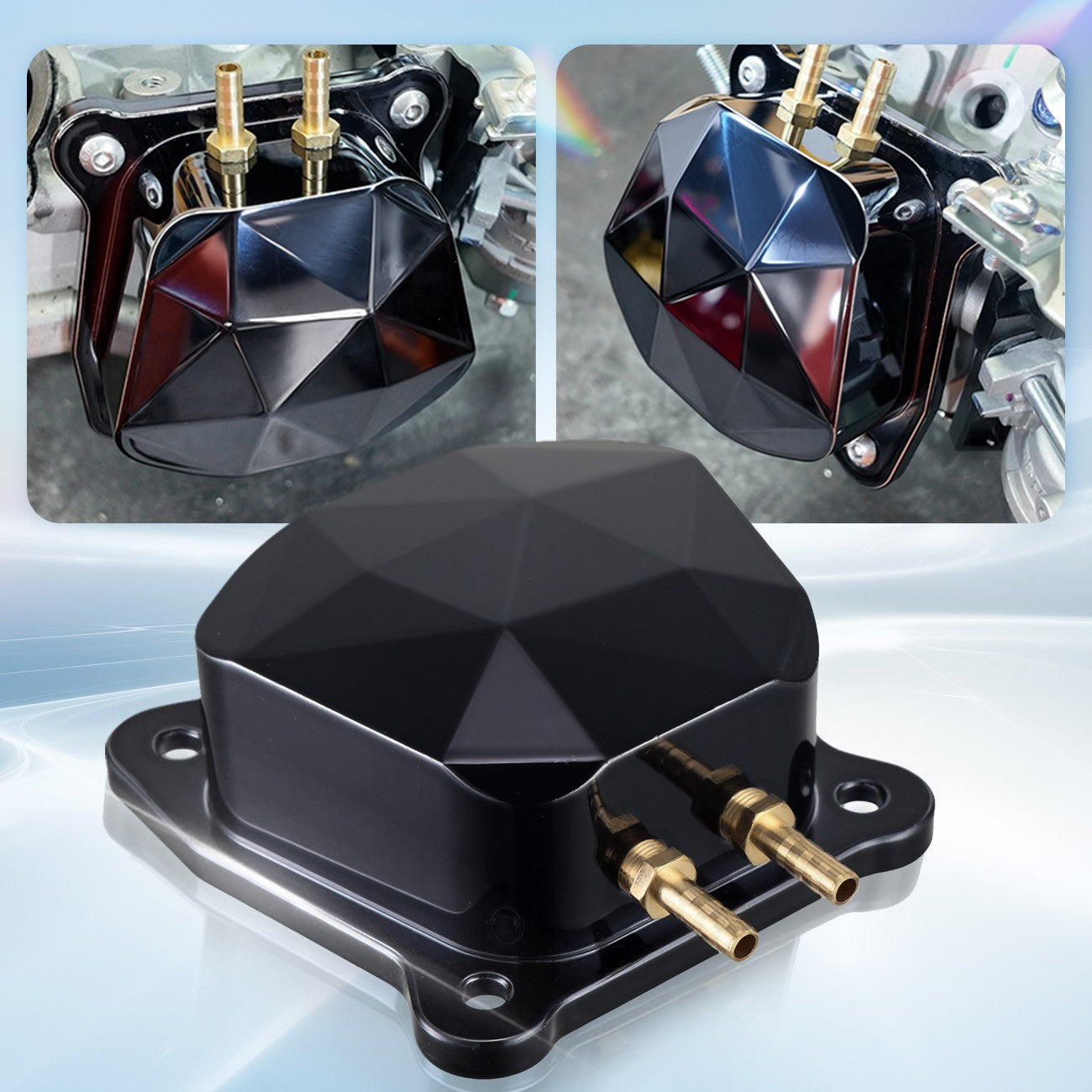 Diamond Shaped Valve Cover Fit GX200 Clone Predator 212cc Non-Hemi 224cc engine