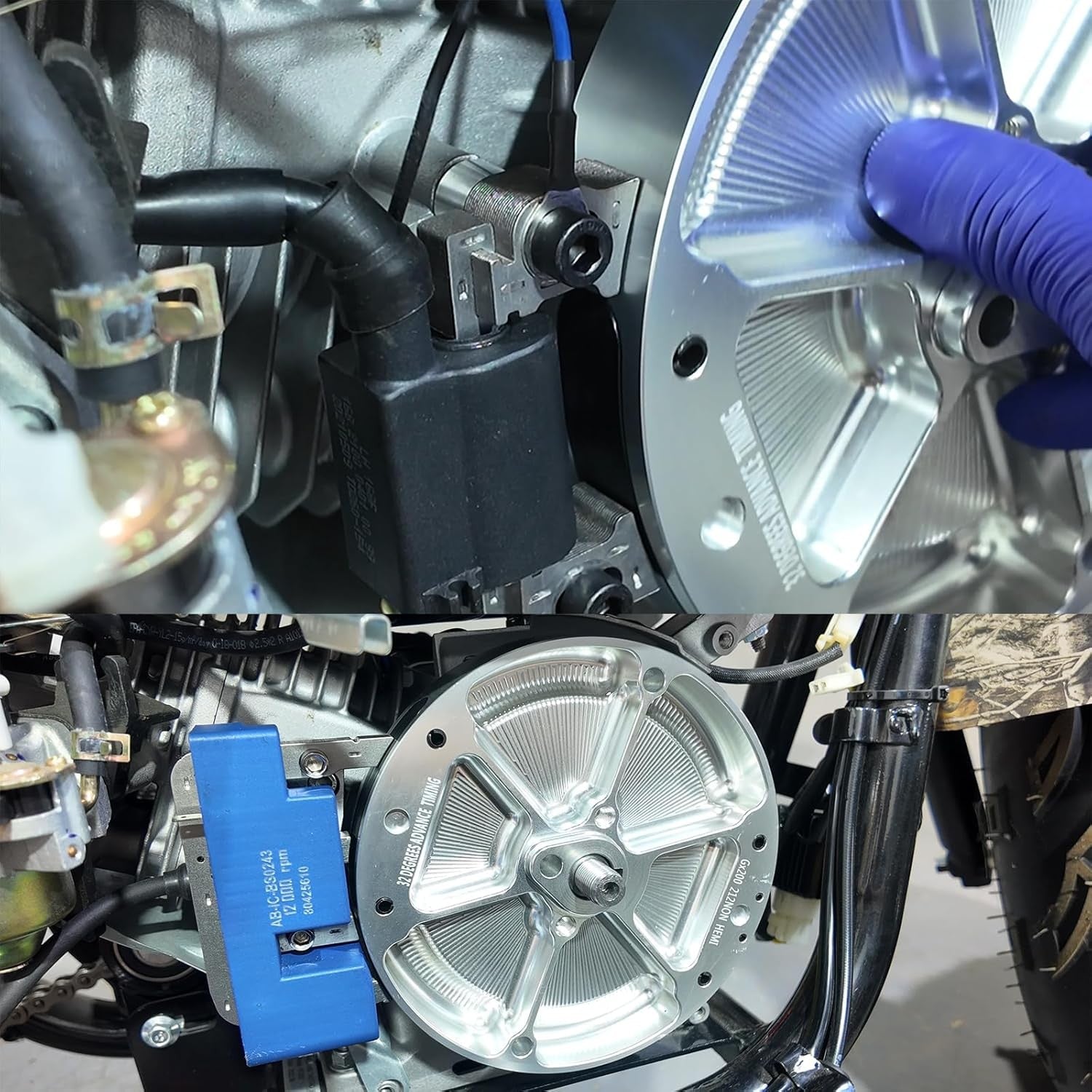 Ultra-Light Billet Aluminum Flywheel Fits Predator 212cc Non-Hemi GX200 Engines