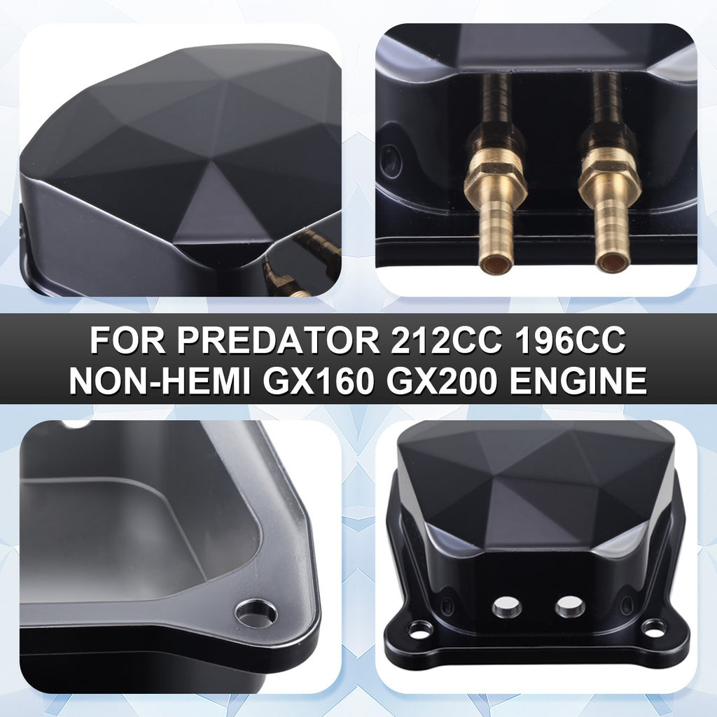 Diamond Shaped Valve Cover Fit GX200 Clone Predator 212cc Non-Hemi 224cc engine