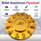 Gold Speedway Billet Flywheel Aluminum For Predator 212cc Hemi Go Kart Bike