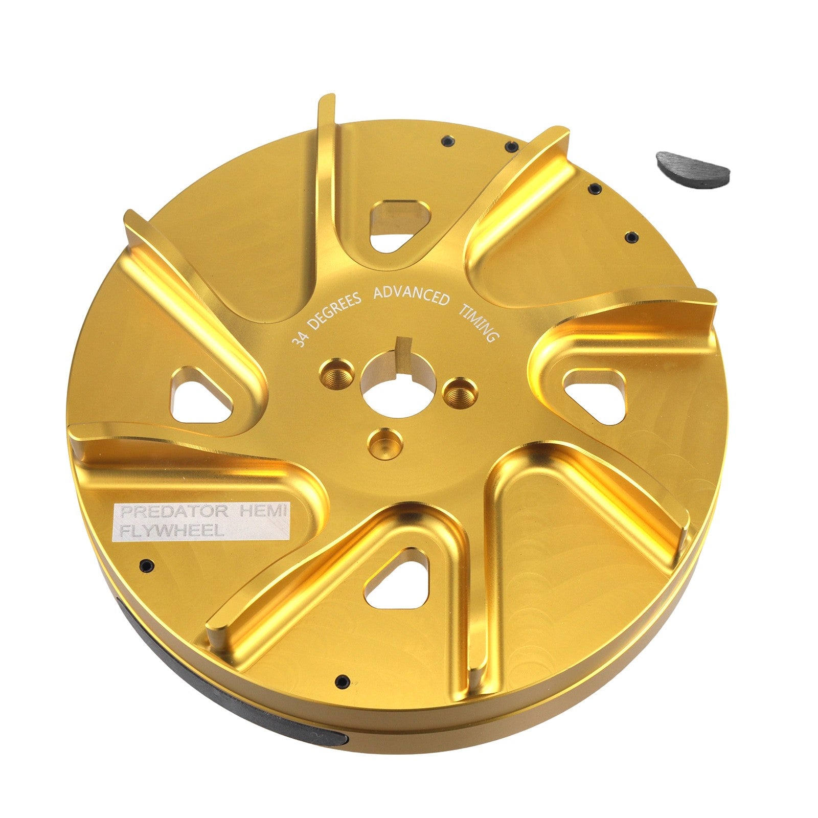 Slipstream Billet Flywheel,3.3 lbs,34 Degrees For Predator 212cc Hemi Engines