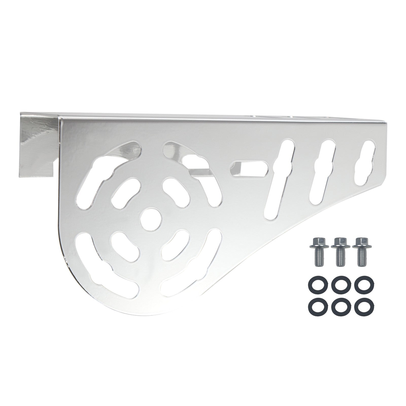 Bright Silver Chain Guard Clutch Cover For Predator 212 196cc Honda GX160 GX200
