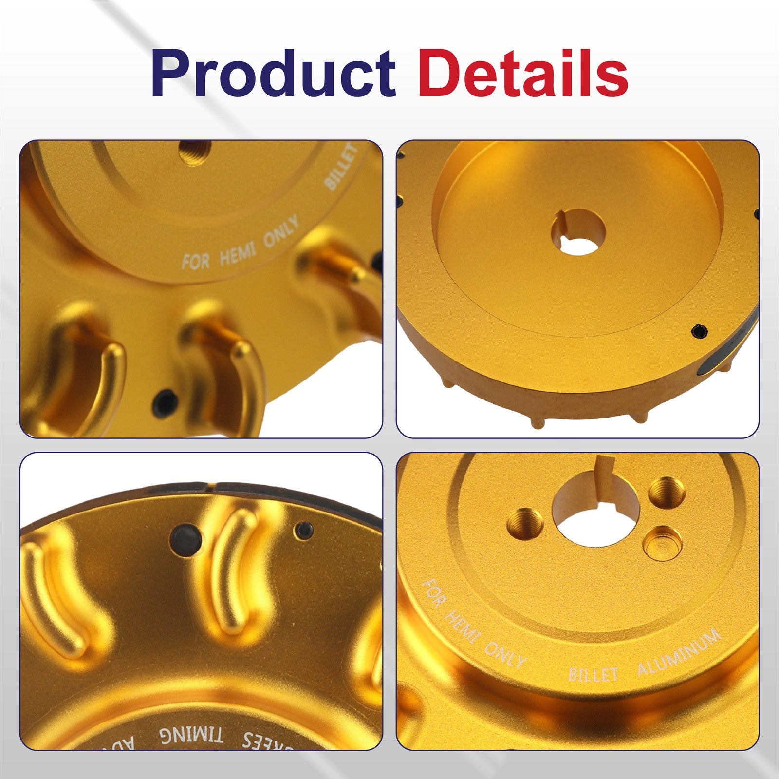 Gold Speedway Billet Flywheel Aluminum For Predator 212cc Hemi Go Kart Bike