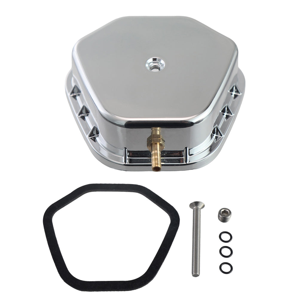 Bright Silver Valve Cover For Predator 420cc Non-Hemi Honda GX390 Engine Go Kart