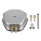 Valve Cover Kit Billet Aluminum Sandblasted Silver Oxide For GX390 Predator 420