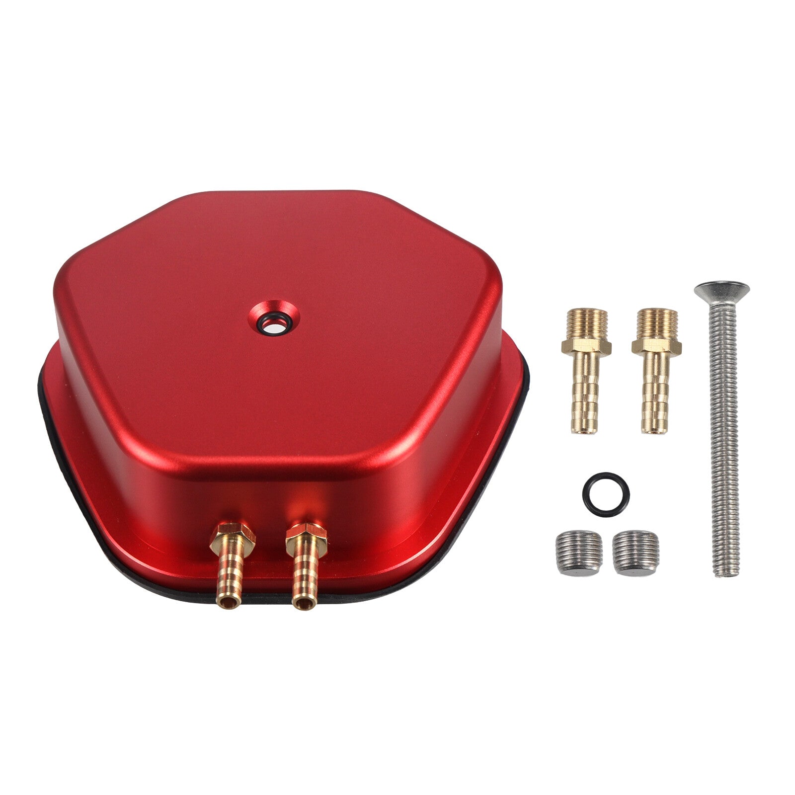 Valve Cover Kit Billet Aluminum Sandblasted Red Oxide For GX390 Predator 420