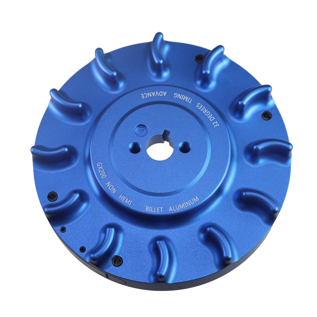 Blue Speedway Billet Flywheel For Predator 212cc Non Hemi 32 Degree Go Kart Bike