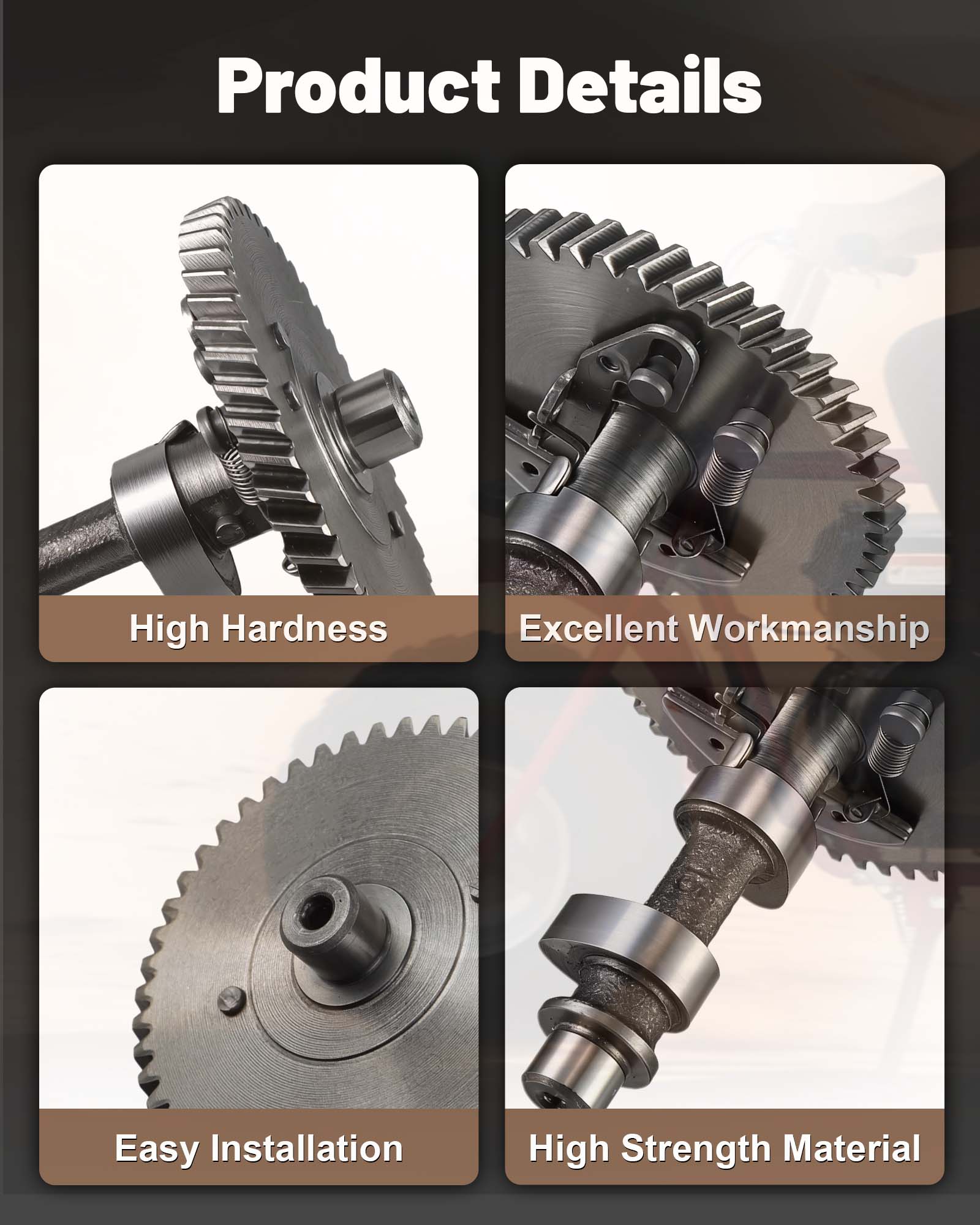 Stage4 .308 Grind Camshaft  For Predator 212cc Non-Hemi /Hemi Engine