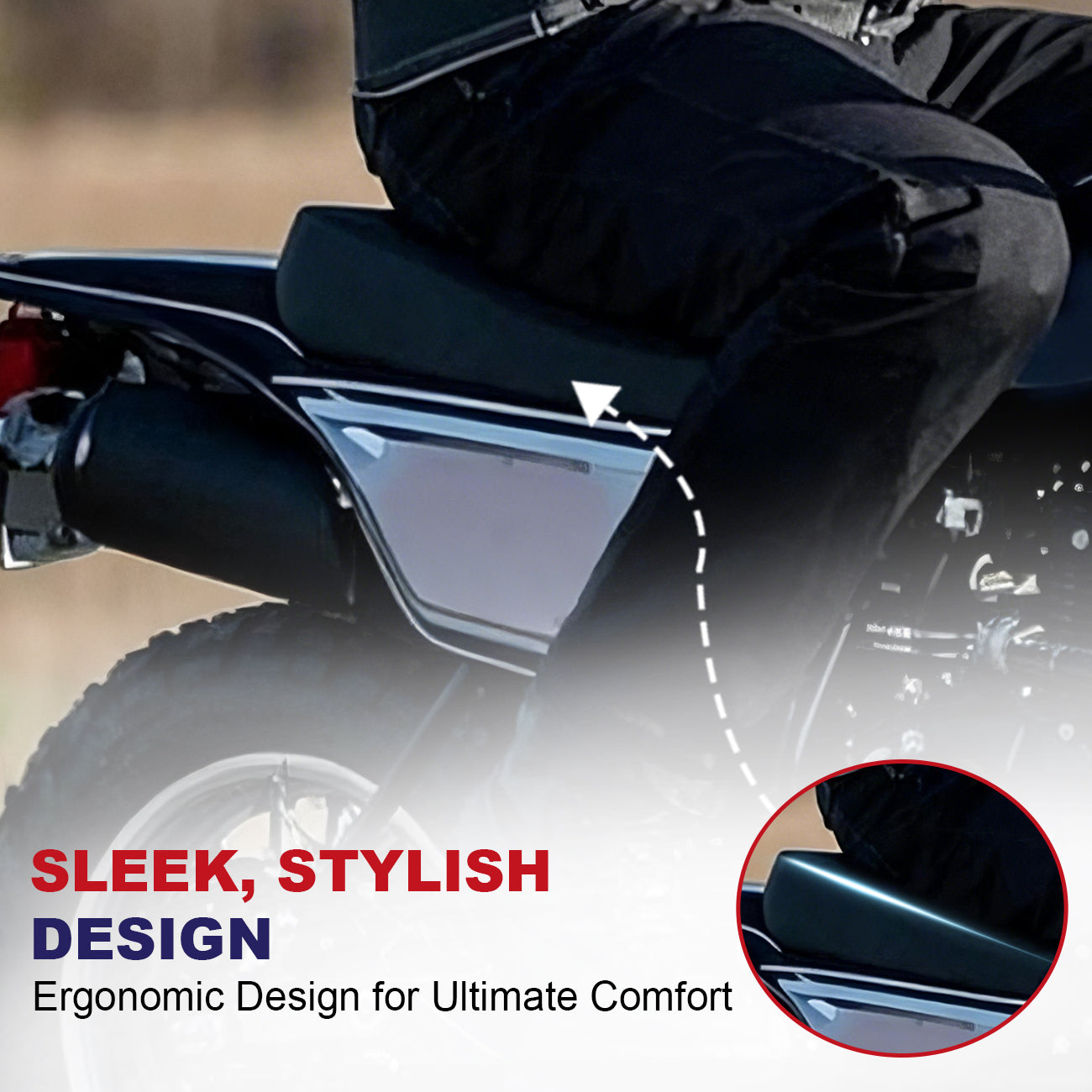 Upgraded 15" Seat fit for Coleman CT200U-EX mini bike for Hisun 196cc 200cc Trail bikes