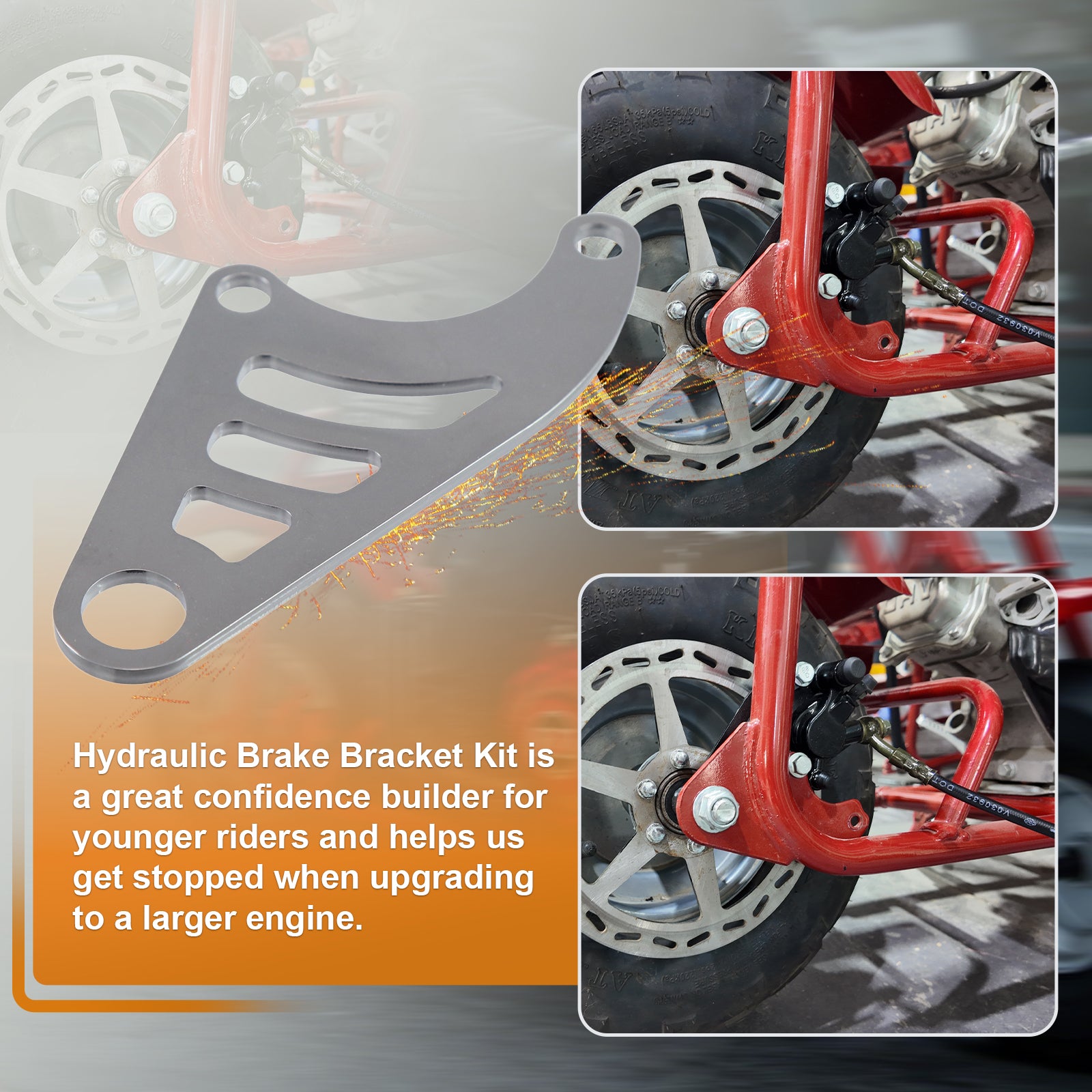 Hydraulic Brake Bracket Coleman CT100U