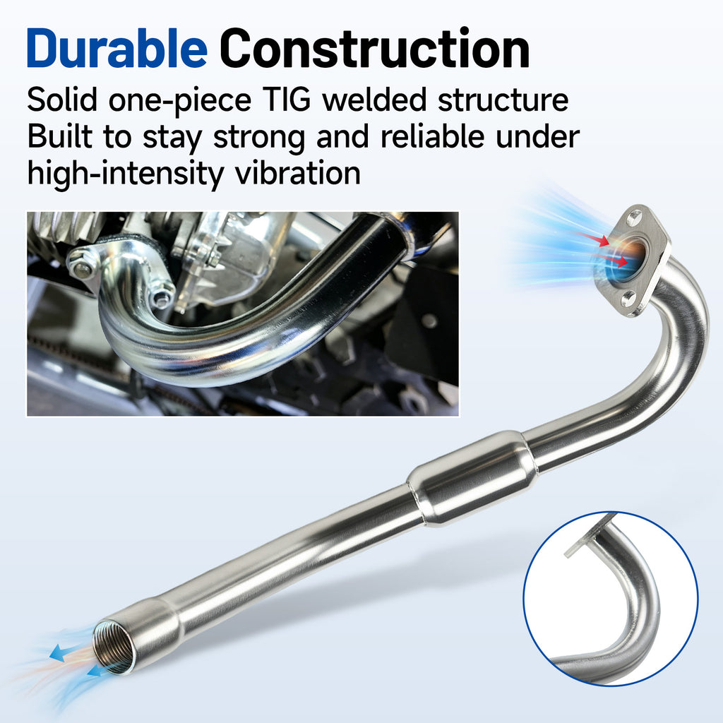 Exhaust Pipe For Predator 212cc Mini Bike Go Kart