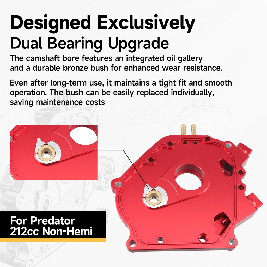 Dual Bearing Billet Side Cover Non-Hemi