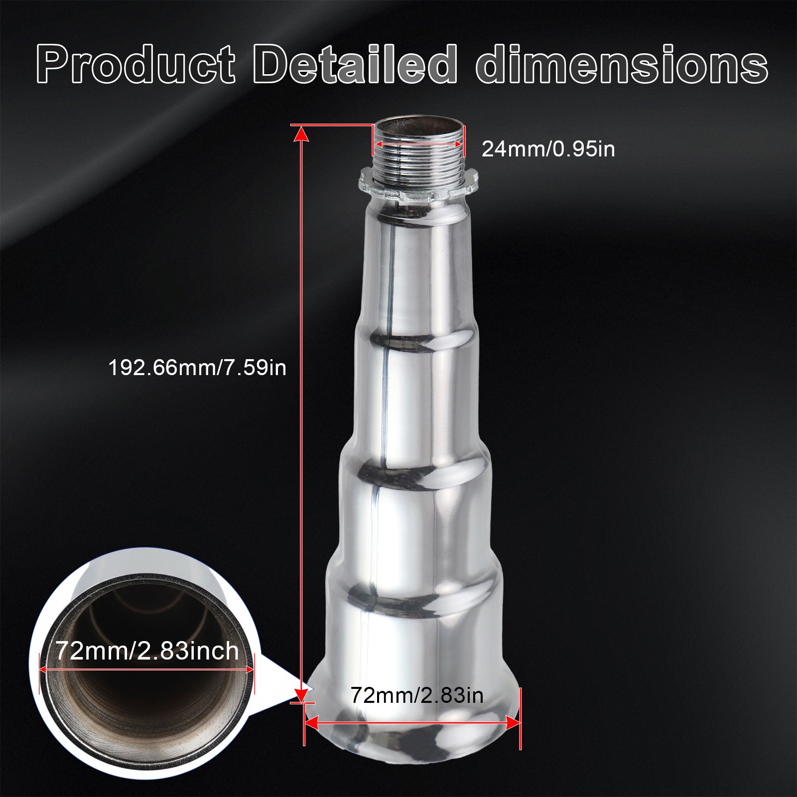 4 Stage Exhaust tip 3/4 NPT