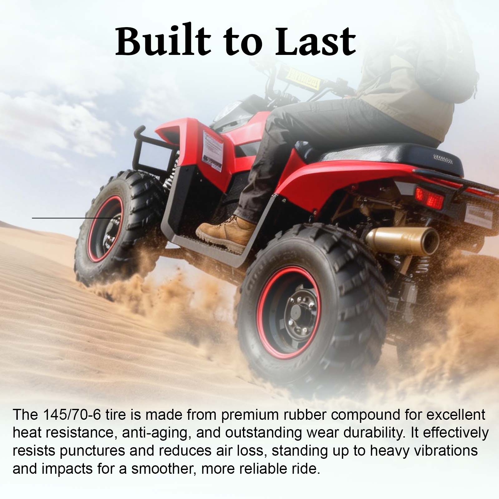 145/70-6 Tires Tubeless