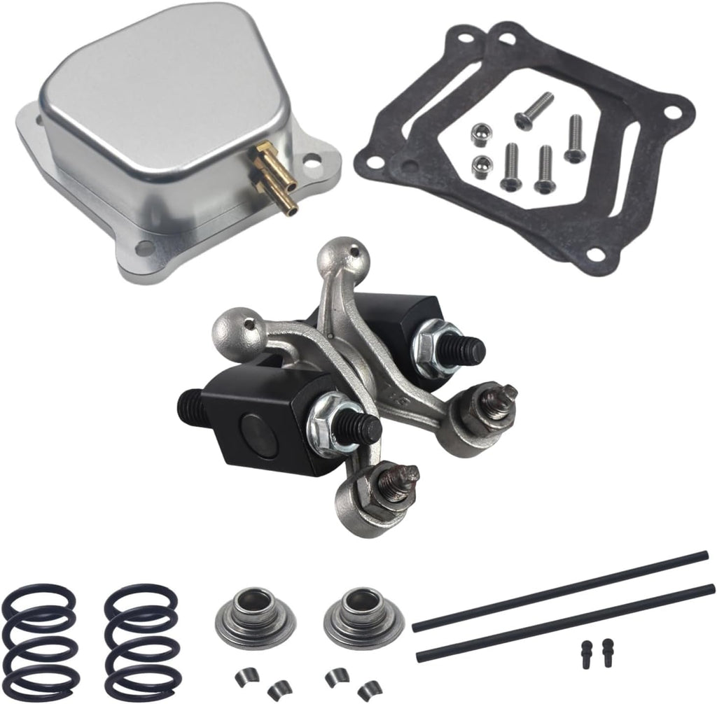 1.3 Shaft Rocker Arm Billet Valve Cover With 26lb Valve Springs Chromoly Push Rods Kit For Predator 212 196cc 224cc Non Hemi GX160 GX200 Engine Mini Bike Performance Parts