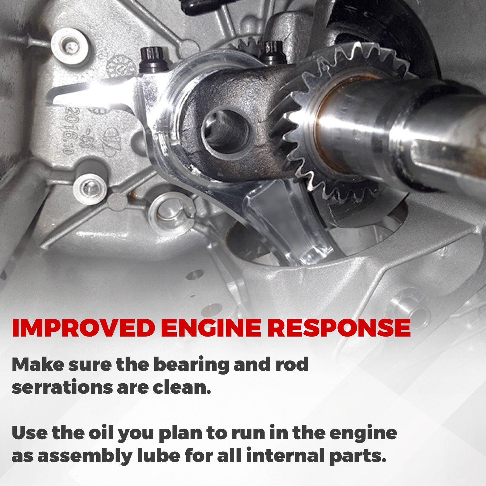 Billet Rod（3.308） Kit 70mm Ceramic Coated Flat Top Piston .550 for the Harbor Freight Predator 212cc Hemi and Non-Hemi versions Engine.