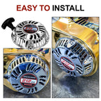 Upgrade Pull Start Recoil Starter for Predator 212cc Silver
