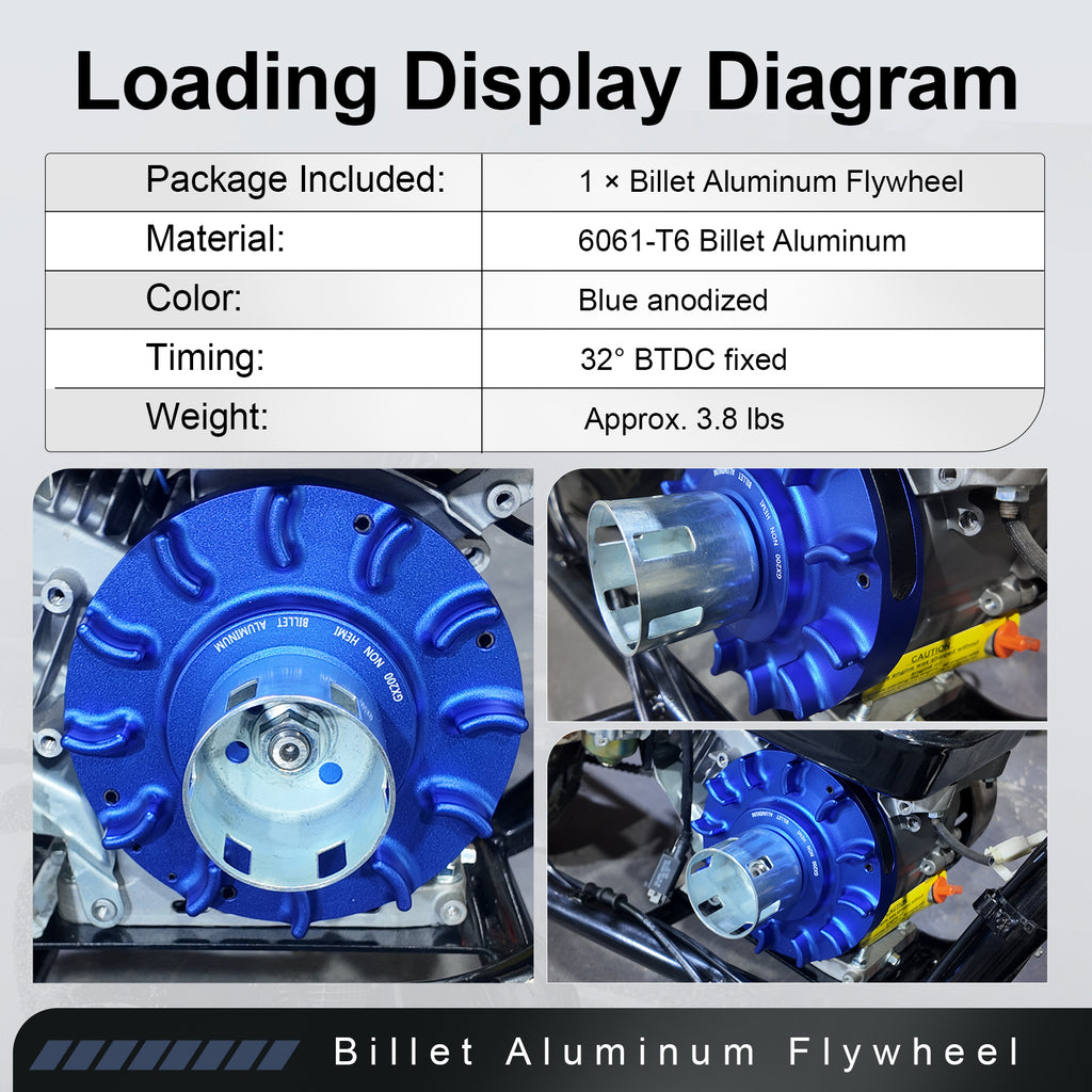 Stage1 Speedway Billet Flywheel For Predator 196cc 212cc NonHemi