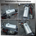 10" x 4.5" Aluminum Fuel Tank for 196cc/212cc Mini Bikes & Go Karts