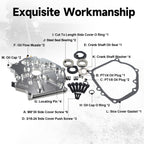 Dual Bearing Billet Side Cover Non-Hemi