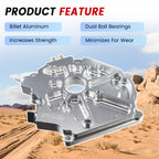 Dual Bearing Billet Crankcase Side cover Hemi