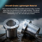 4 Pack 5/8" to 12mm Adapter Sleeve Bearing Reducer Bushing for Mini Bike Axle - Aluminum Alloy