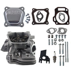 Assembled CNC Cylinder Head Valve Cover Kit for Honda GX160 GX200 for Predator 212cc Non-Hemi Engines, with Gaskets & Spark Plug Fits Generators, Water Pumps, Pressure Washers