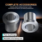 4 Pack 5/8" to 12mm Adapter Sleeve Bearing Reducer Bushing for Mini Bike Axle - Aluminum Alloy