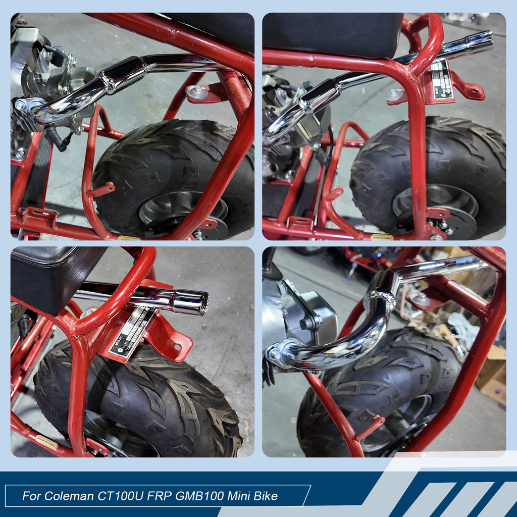 Exhaust Pipe with Cavity For Predator 79cc 98cc  Coleman CT100U
