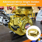 Recoil Fan Cover For Predator 212cc For Honda GX160 GX200 For Coleman CT200U BT200X For Tillotson Hisun Clone 196cc Engine For KT196 Go Kart Mini Bike Gold
