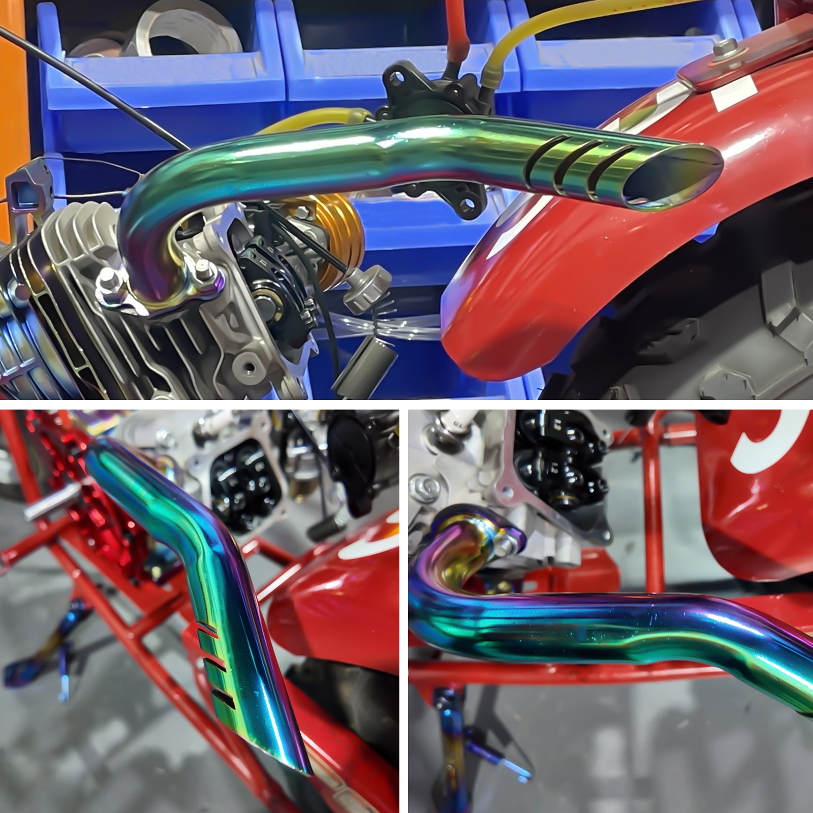 Exhaust Pipe Header 212cc 224cc