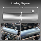 2 3/8 Gallon 6 x 22" Minibike Gas Tank