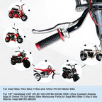 22mm 7/8" Left Brake Handle Clutch Lever Perch for Minibike Pit Dirt Bike