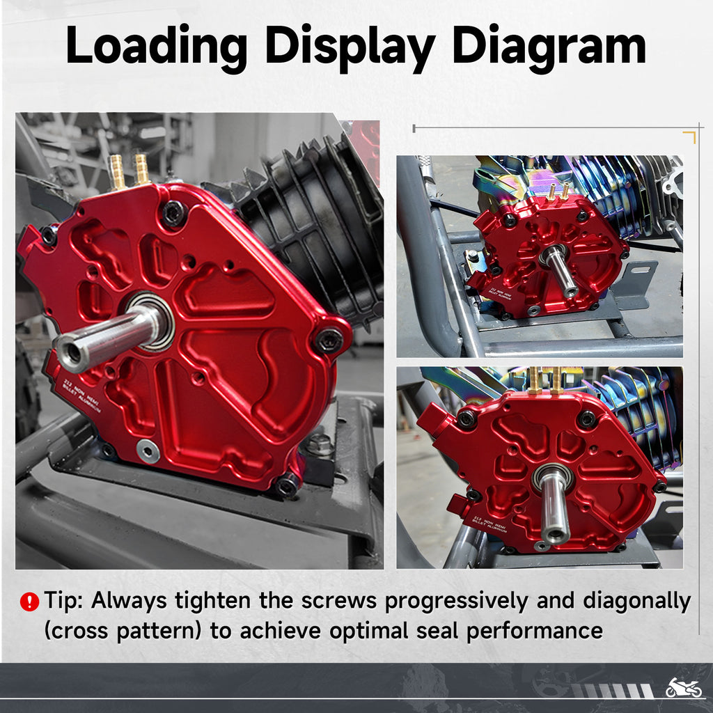 Dual Bearing Billet Side Cover Non-Hemi