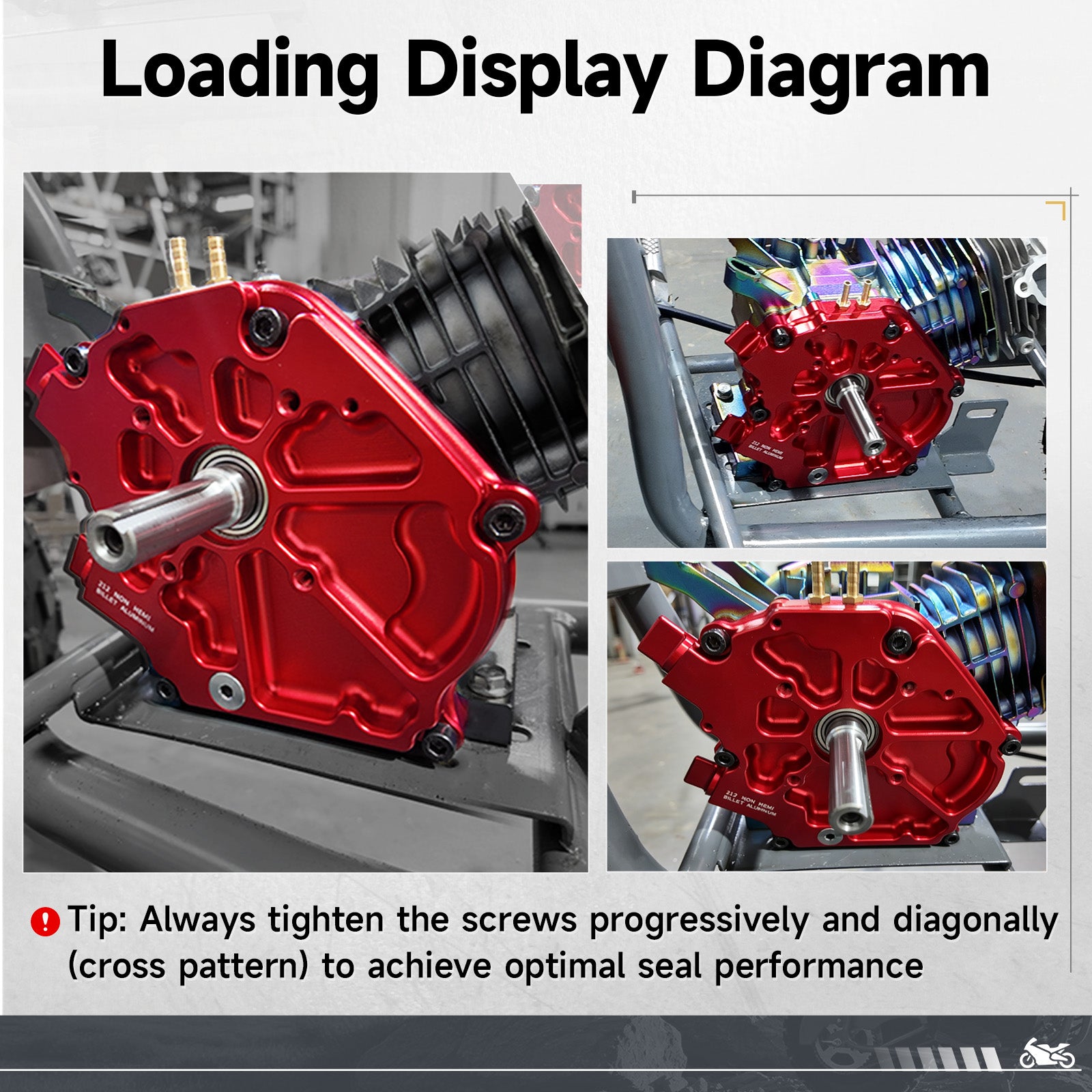 Dual Bearing Billet Side Cover Non-Hemi