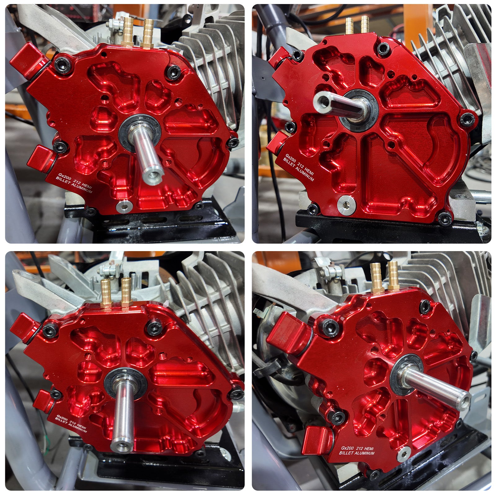 Dual Bearing Billet Crankcase Side cover Hemi