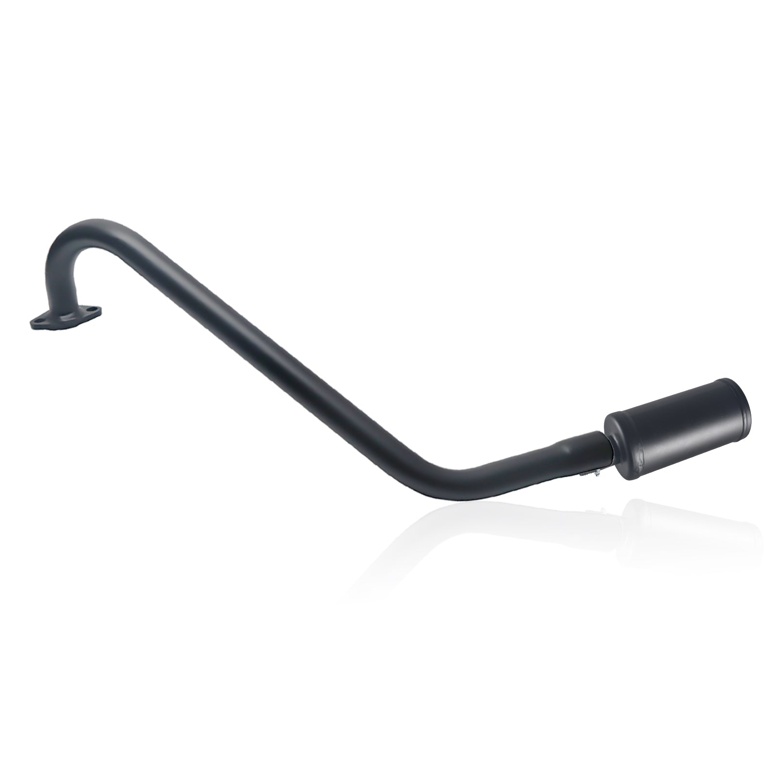 212cc Long Exhaust Pipe with Muffler Fit for Predator 224cc 196cc Mini Bike Coleman CT200U BT200X CT200U-EX Baja Warrior MB200 Axis M200 GX200 6.5hp Clone Engine KT196 Go Kart Parts