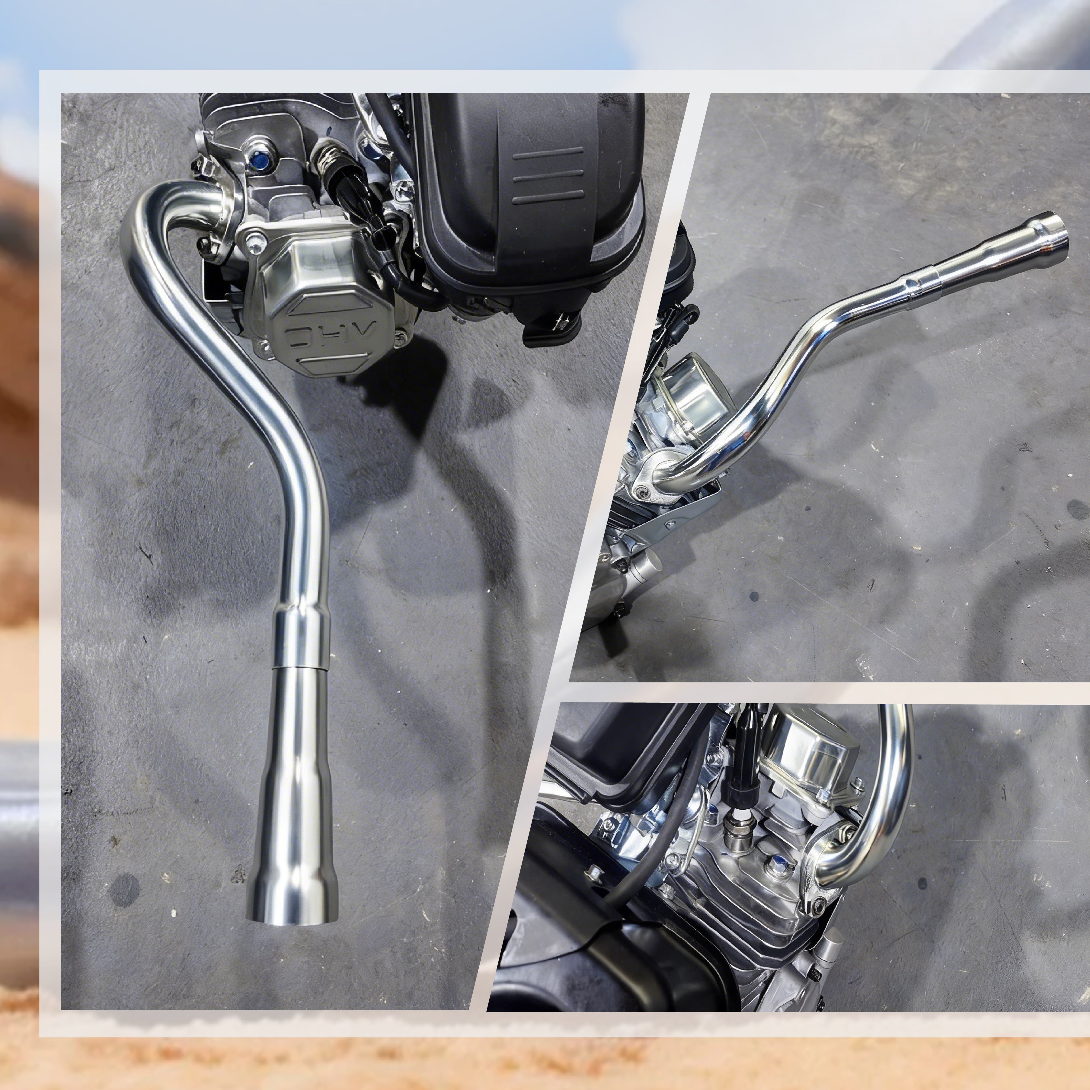 Performance Exhaust Header Pipe for Predator 196cc 212cc & GX160/GX200 Go Kart Performance Part