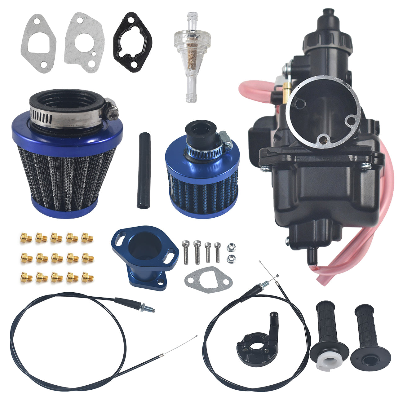VM22 Carburetor 52" Throttle Cable For Predator 212cc 196cc CT200U Mini Bike
