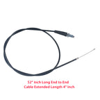 VM22 Carburetor 52" Throttle Cable For Predator 212cc 196cc CT200U Mini Bike
