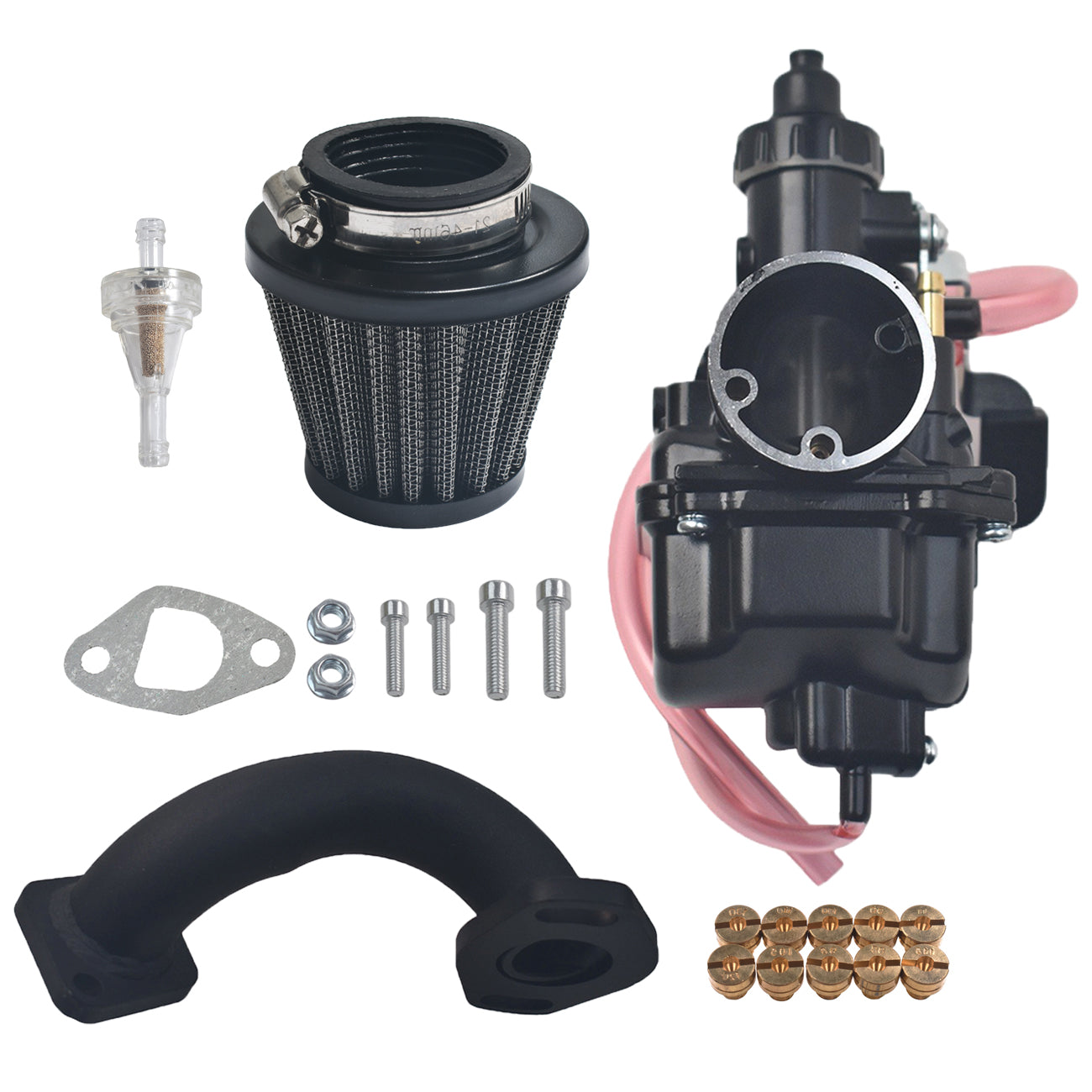 VM22 Carburetor Kit For Coleman Baja CT200U BT200X Mini bike 196 Clones KT196