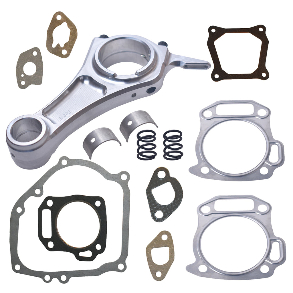 3.303" Billet Aluminum Connecting Rod With 26lb Valve Spring Kit For Honda GX200 For Ghost 212 For Tillotson For Chinese Clones 160/200 cc