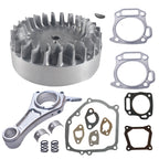 3.308" Billet Aluminum Connecting Rod And 10krpm Flywheel With 26lb Valve Spring Kit For Predator 212cc Non-Hemi Engine Go Kart Cart